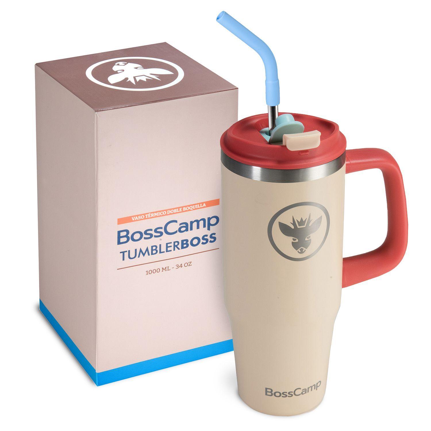 Vaso Térmico Mug Termo BossCamp 1000ml Tapa 2 en 1-1