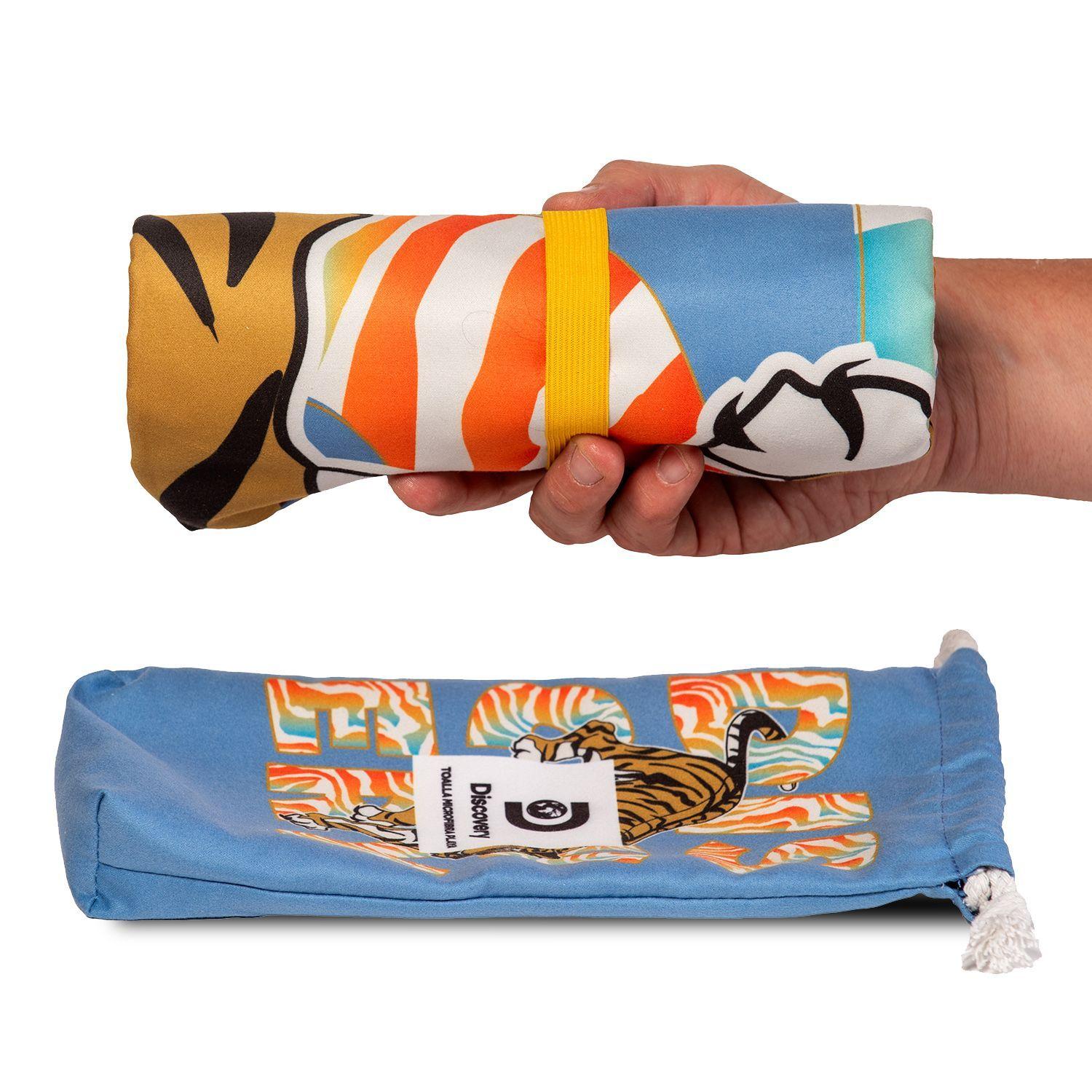 Toalla Microfibra grande Tiger Discovery (90 x 200)-3