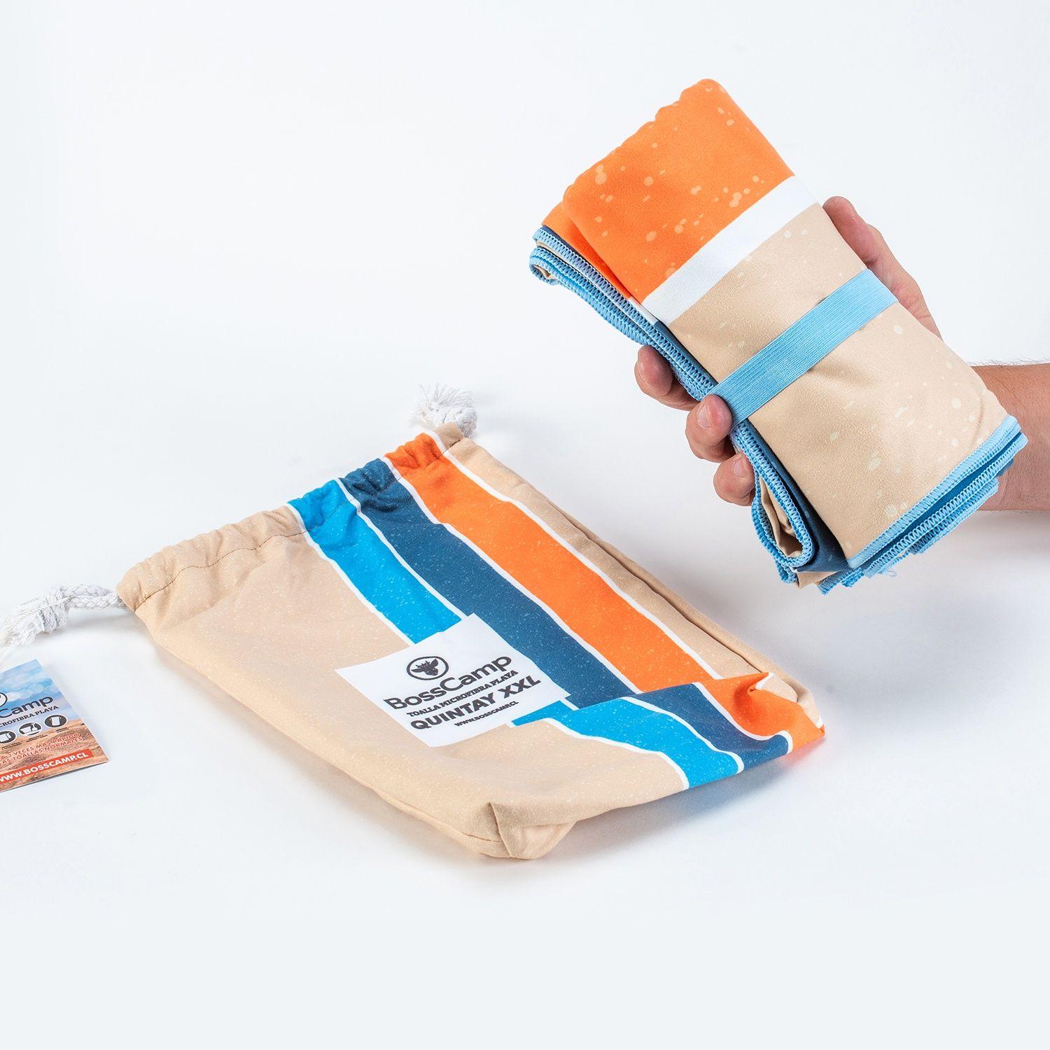 Toalla Playa Microfibre Extra Grande XXL Quintay Bosscamp (180 x 200)-4