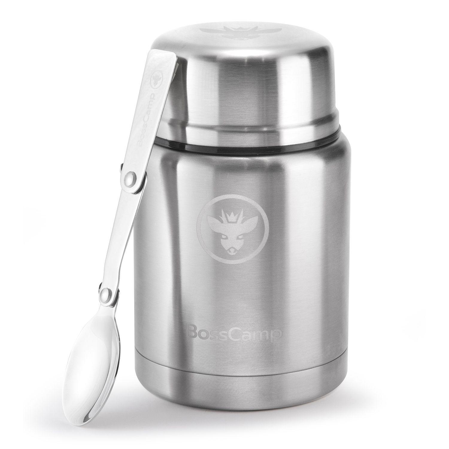 Termo Comida BossCamp 500 ml Acero Inoxidable Bolso Cuchara-3