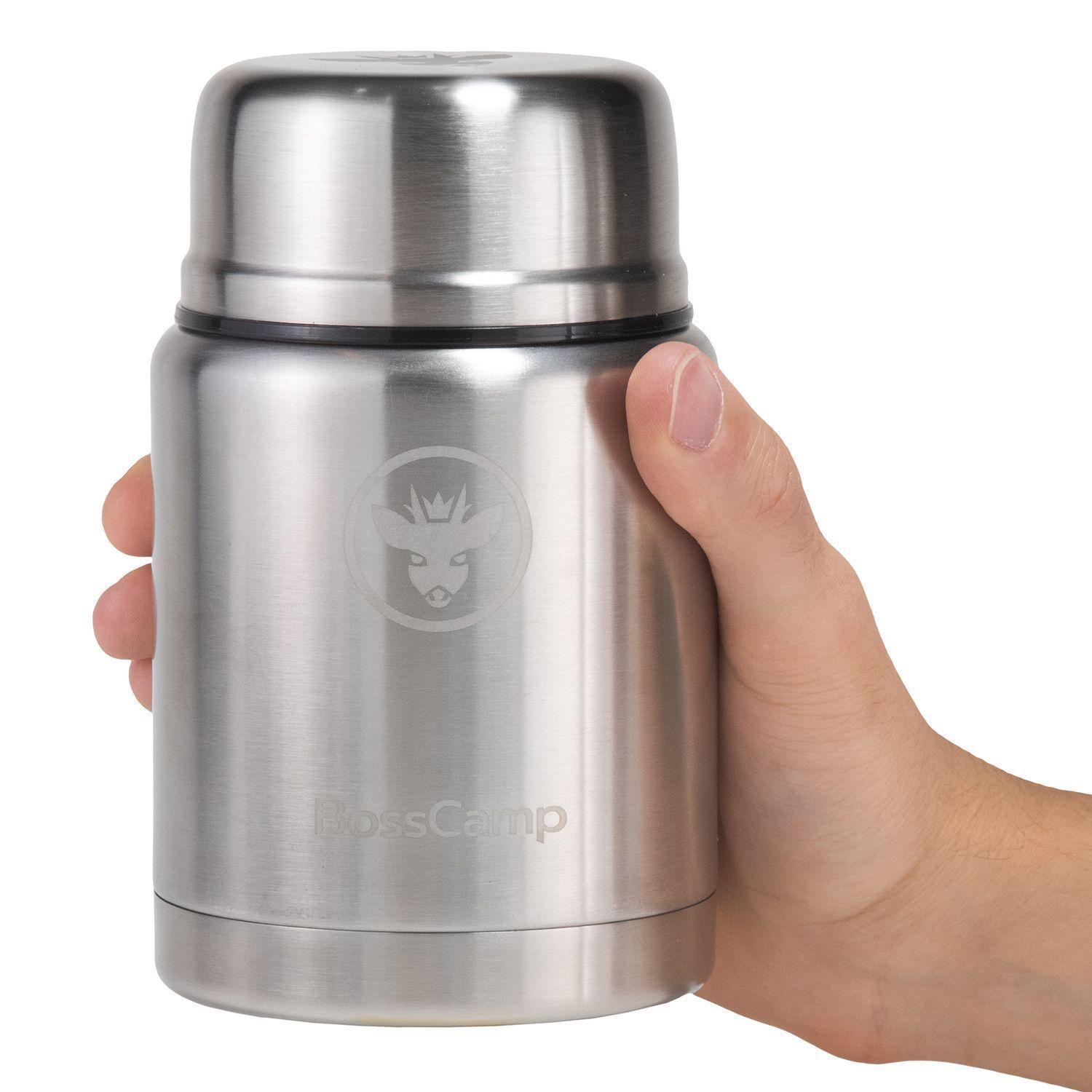 Termo Comida BossCamp 500 ml Acero Inoxidable Bolso Cuchara-6