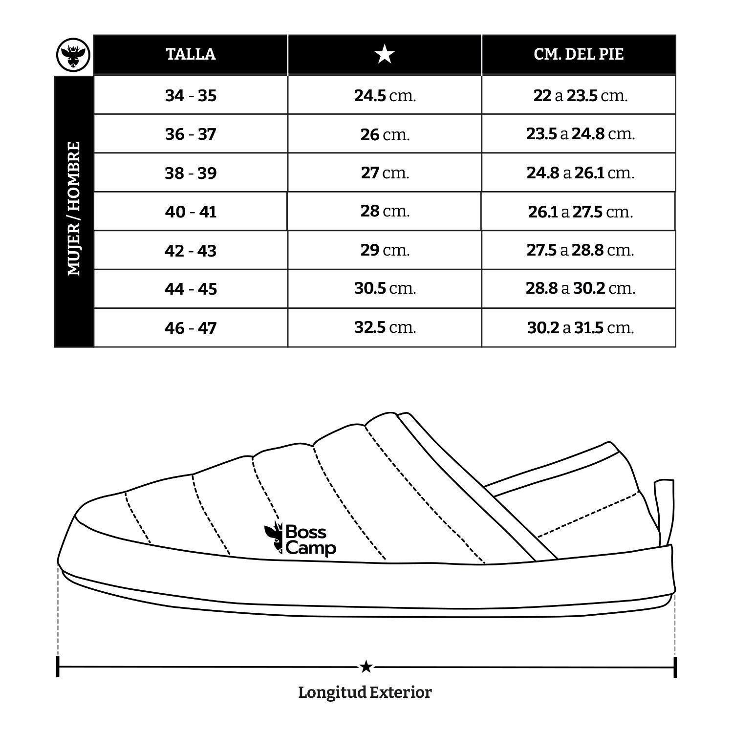 Pantufla Térmica SoftShoes Quintay Adulto Negro Bosscamp-3