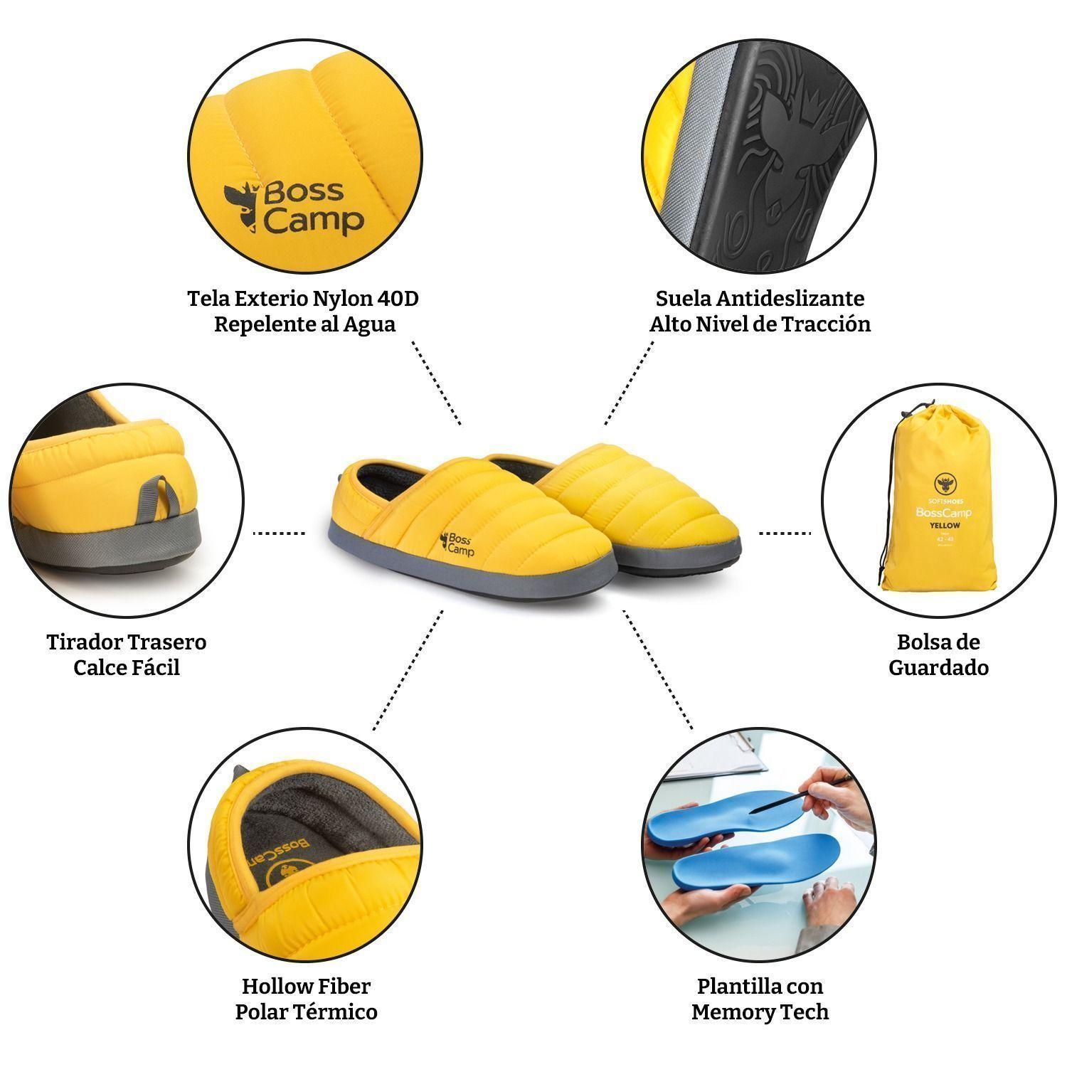 Pantufla Térmica SoftShoes Quintay Adulto Bosscamp-2