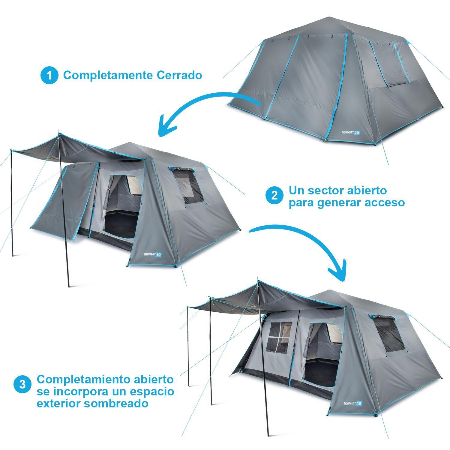 Carpa Quintay 10 Personas Instant Black & Fresh-6