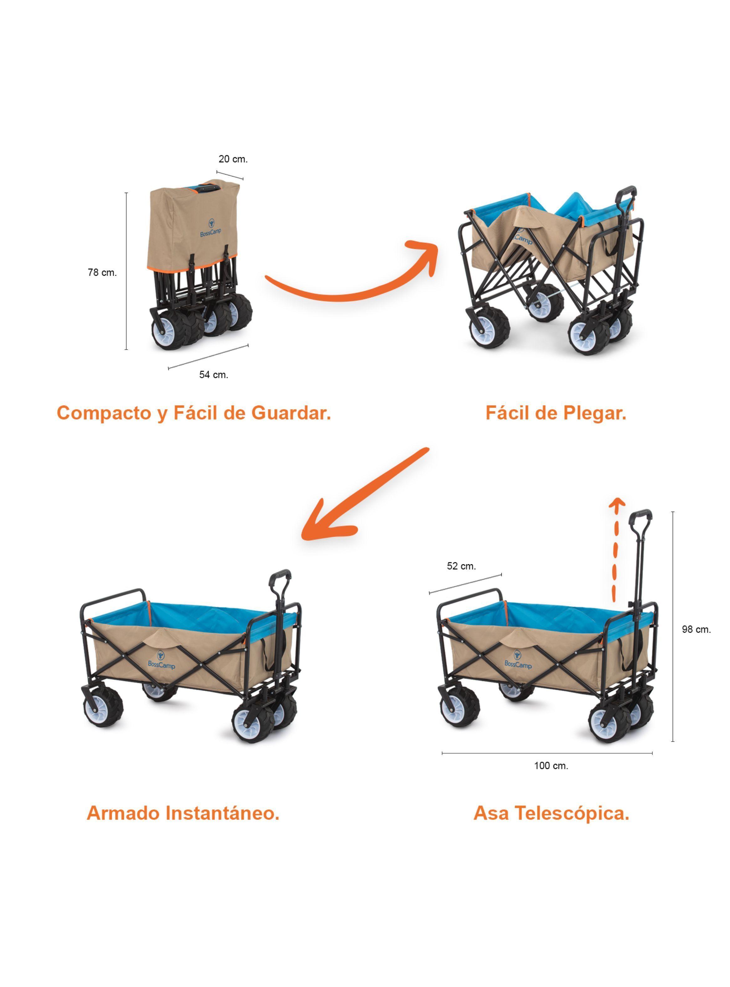 Carro de Transporte plegable Quintay BOSSCAMP-4