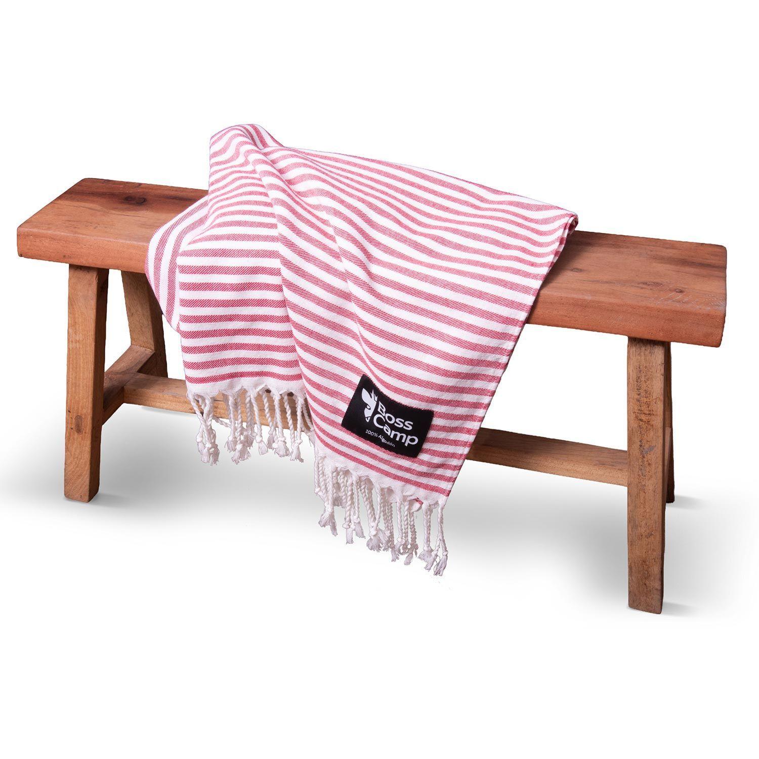 Toalla Turca Línea Roja Bosscamp-4