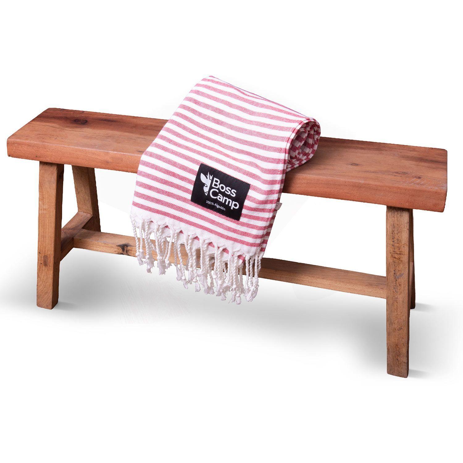 Toalla Turca Línea Roja Bosscamp-5