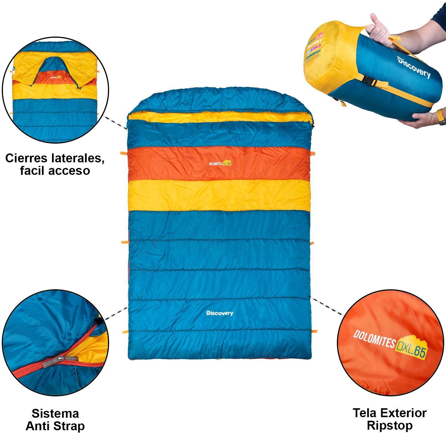 Saco de Dormir Doble Dolomites DXL65 Discovery -6º a 12º-3