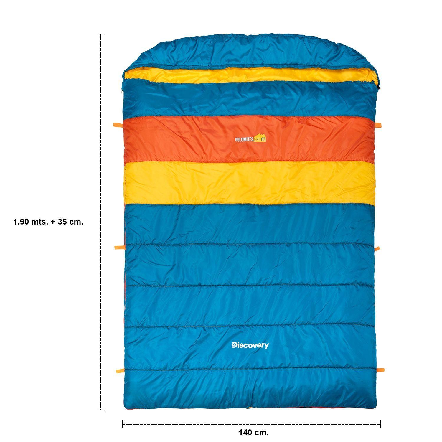 Saco de Dormir Doble Dolomites DXL65 Discovery -6º a 12º-4