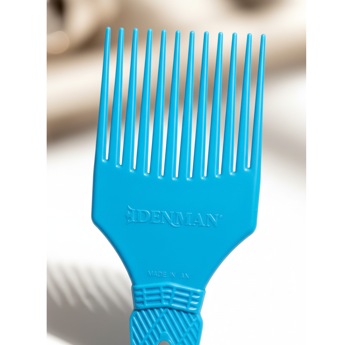 Peine Denman D17 color Celeste para Cabellos Crespos-3