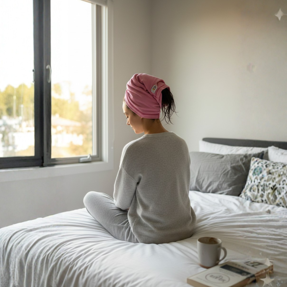 Toalla Algodón Orgánico Tee-Owels Color Rosado-3