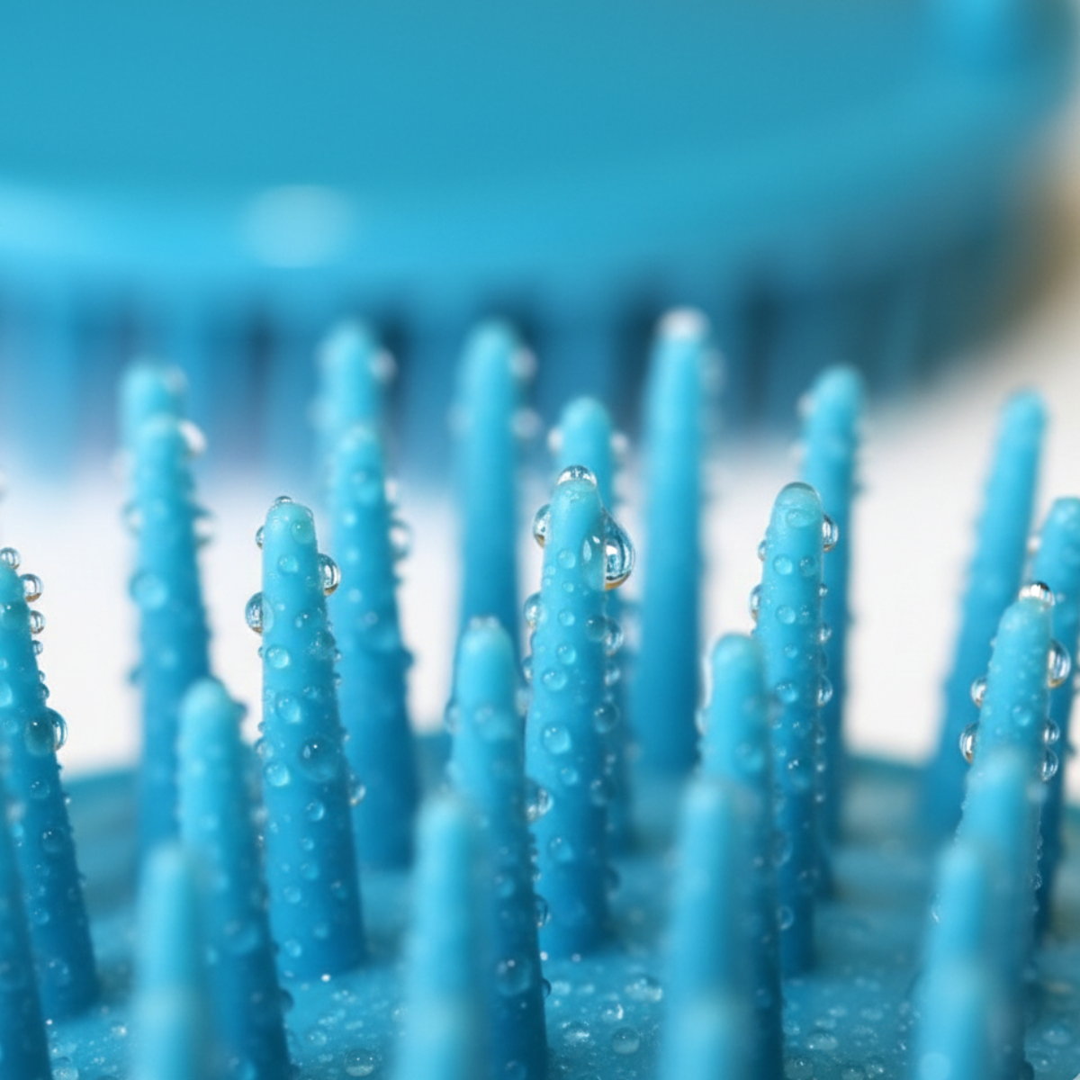 Cepillo para Masajes y Desenredar Denman Bebop Celeste-3