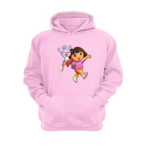 POLERON CANGURO DORA DIBUJOS ANIMADOS-0