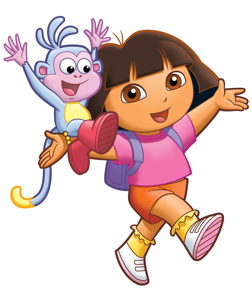 POLERON CANGURO DORA DIBUJOS ANIMADOS-1