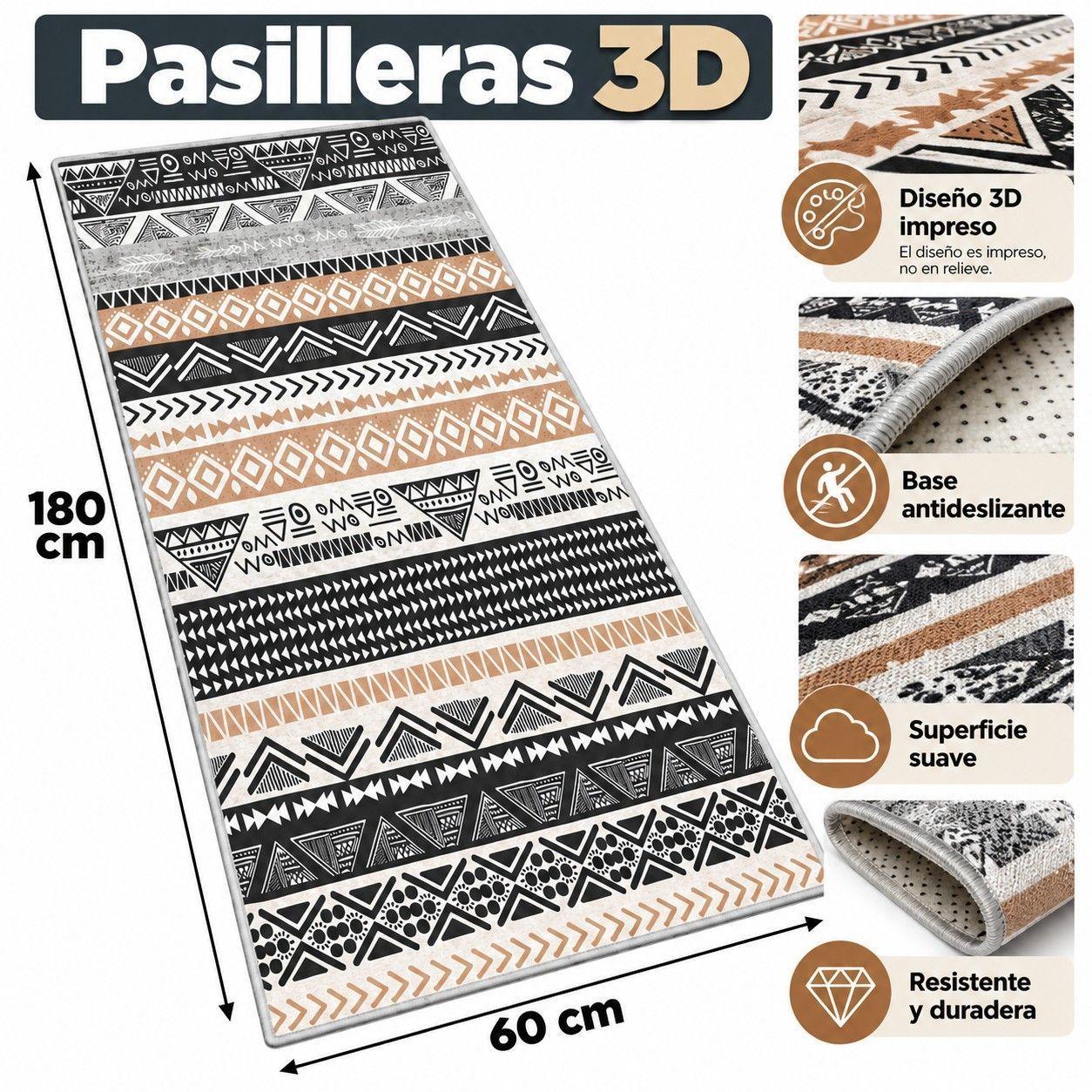 Alfombra Pasillera Dise o 3d Medida 180cm X 60cm INVERSIONES GYL | Paris.cl