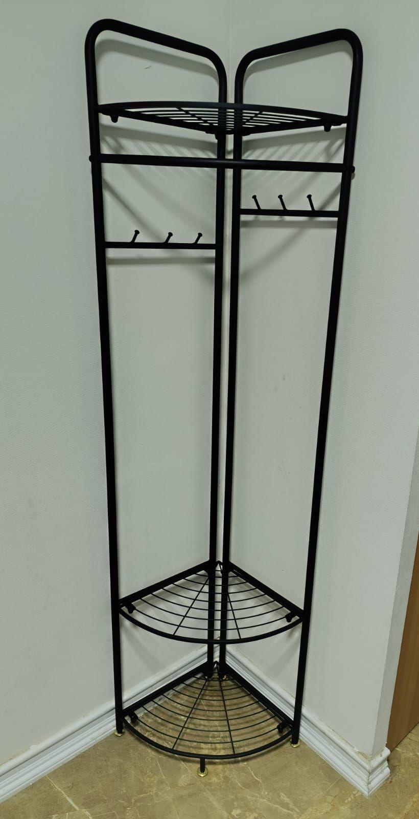 Perchero Esquinero Organizador Multifuncional Vertical Metal-3