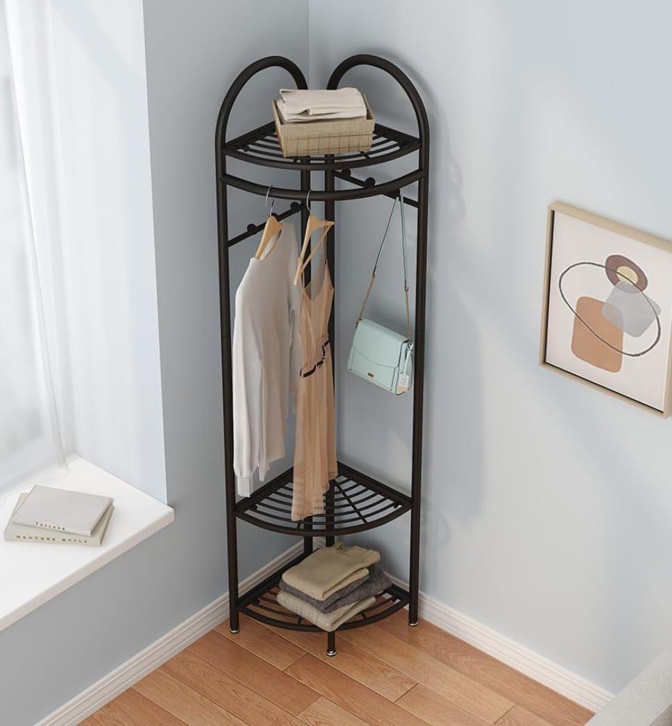 Perchero Esquinero Organizador Multifuncional Vertical Metal-7