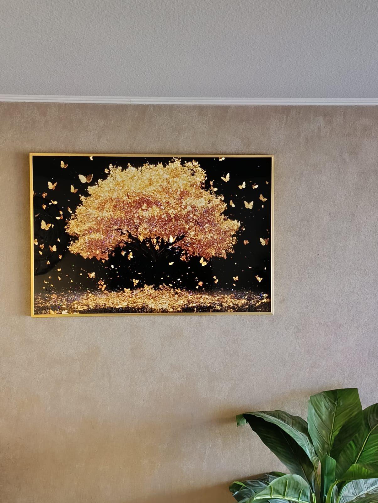 Cuadro rbol Vida Mariposas Diamond Marcodor 60x90x3cm-2