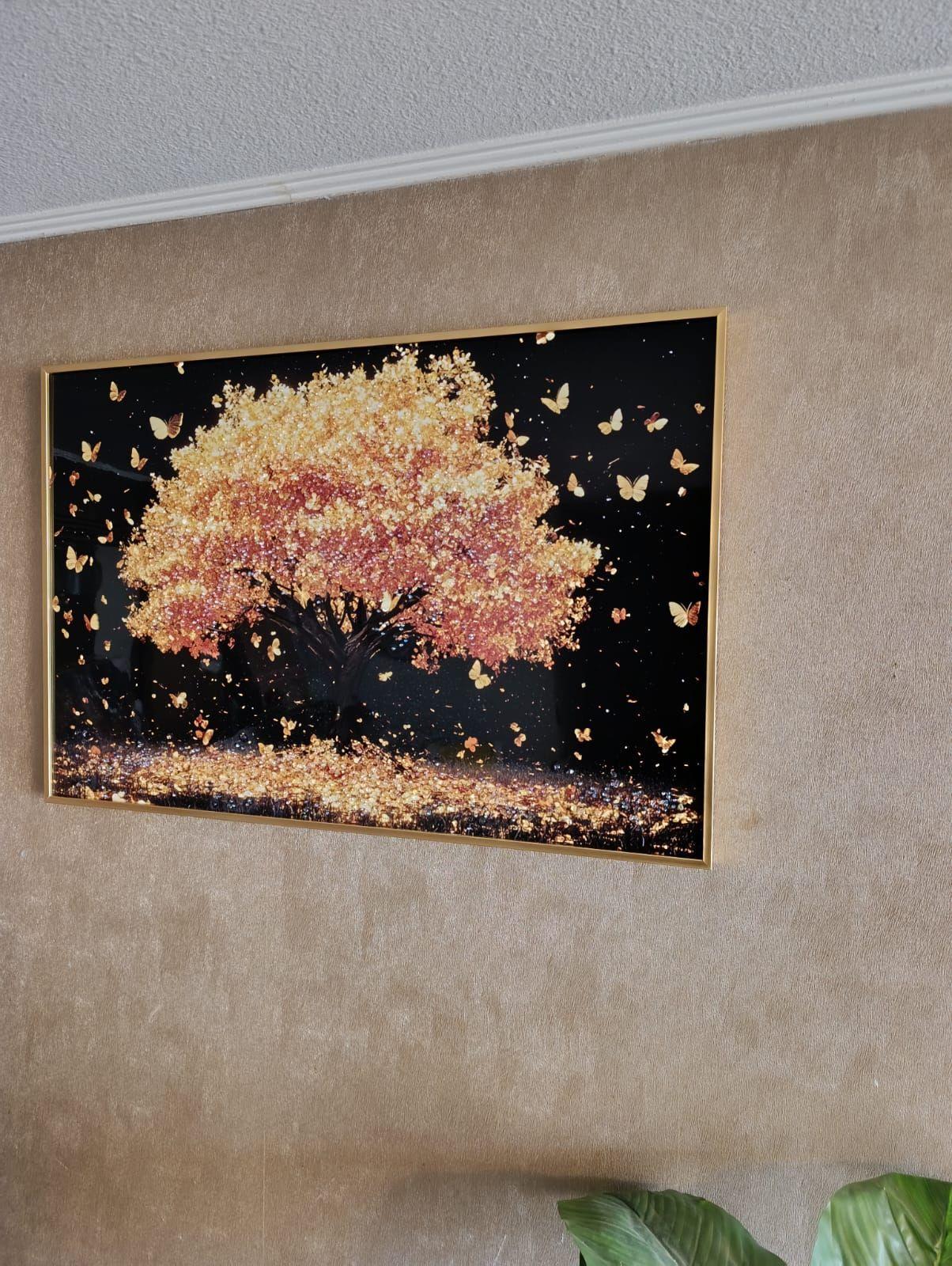 Cuadro rbol Vida Mariposas Diamond Marcodor 60x90x3cm-4
