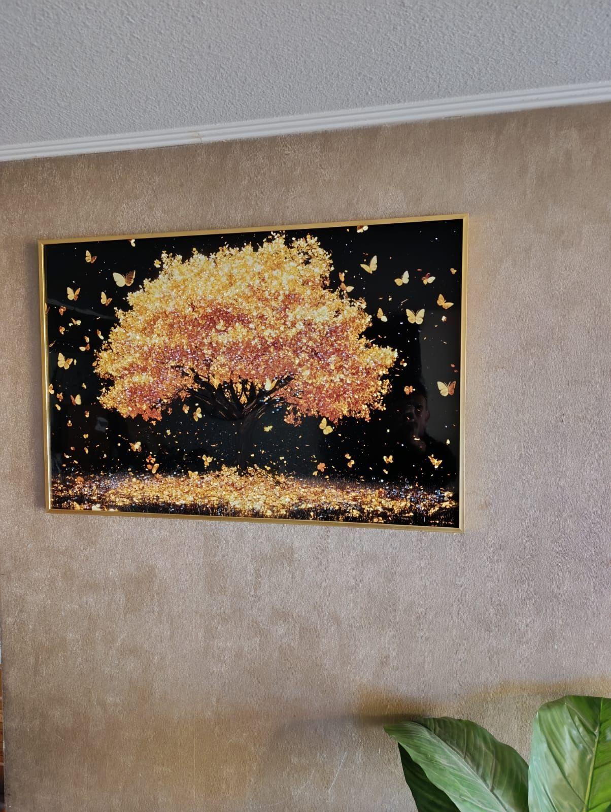 Cuadro rbol Vida Mariposas Diamond Marcodor 60x90x3cm-5