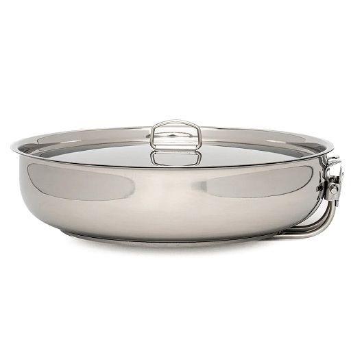 Sarten Pathfinder Acero Inox Con Tapa-1