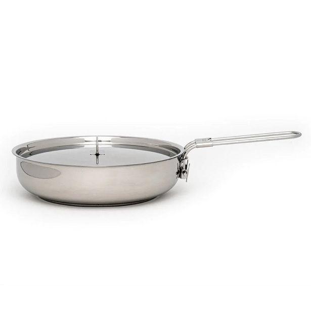 Sarten Pathfinder Acero Inox Con Tapa-0