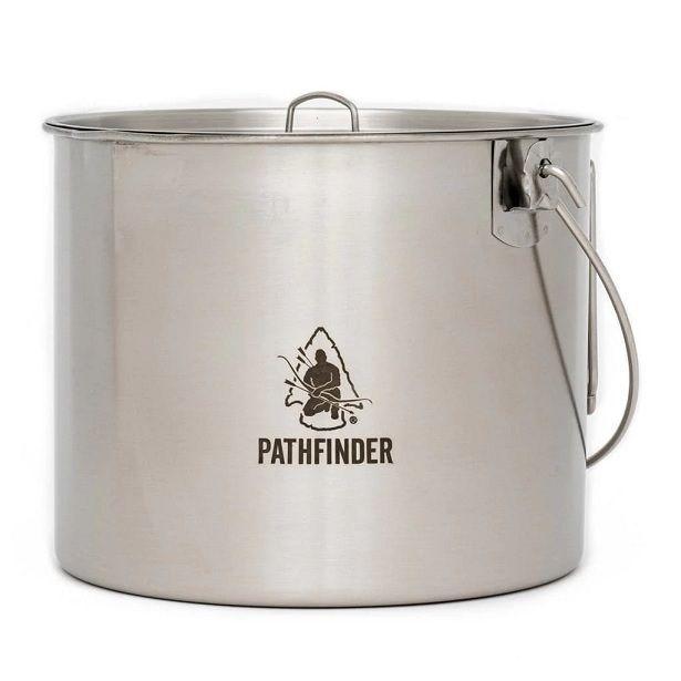 Olla Pathfinder Acero Inox 3,5 Lts (120Oz) Con Tapa-0