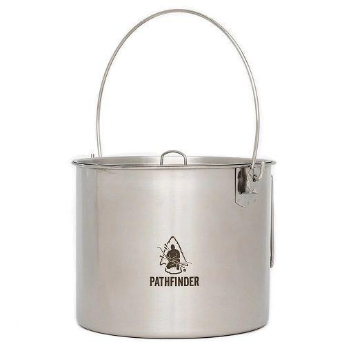 Olla Pathfinder Acero Inox 3,5 Lts (120Oz) Con Tapa-1