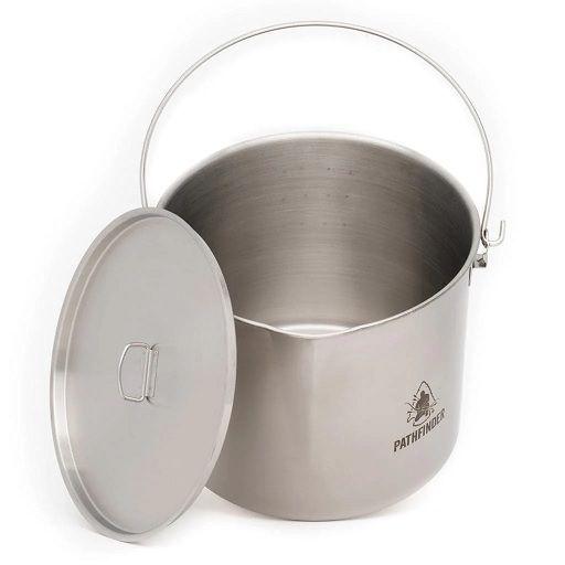 Olla Pathfinder Acero Inox 3,5 Lts (120Oz) Con Tapa-2