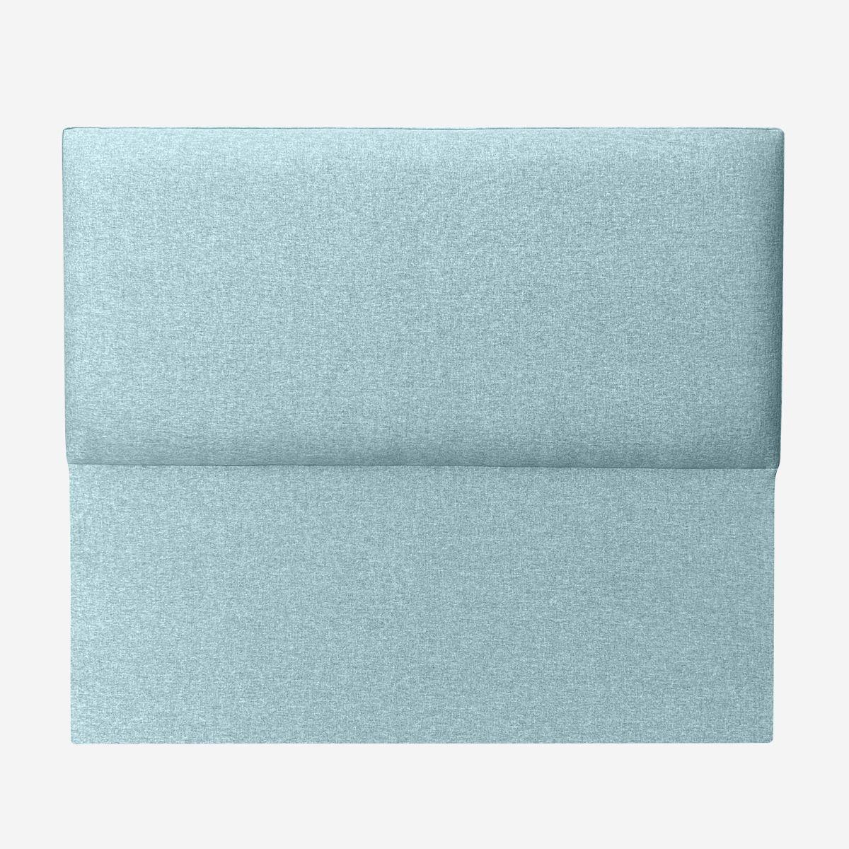 Respaldo de Cama Flat Vivo Lino Verde Jeans - Super King-1