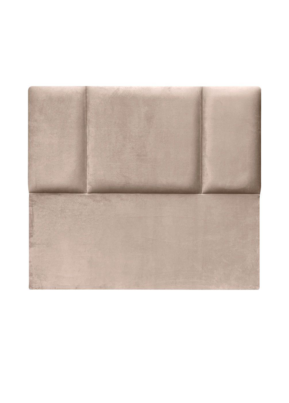 Respaldo de Cama Block Felpa Beige - Queen-2