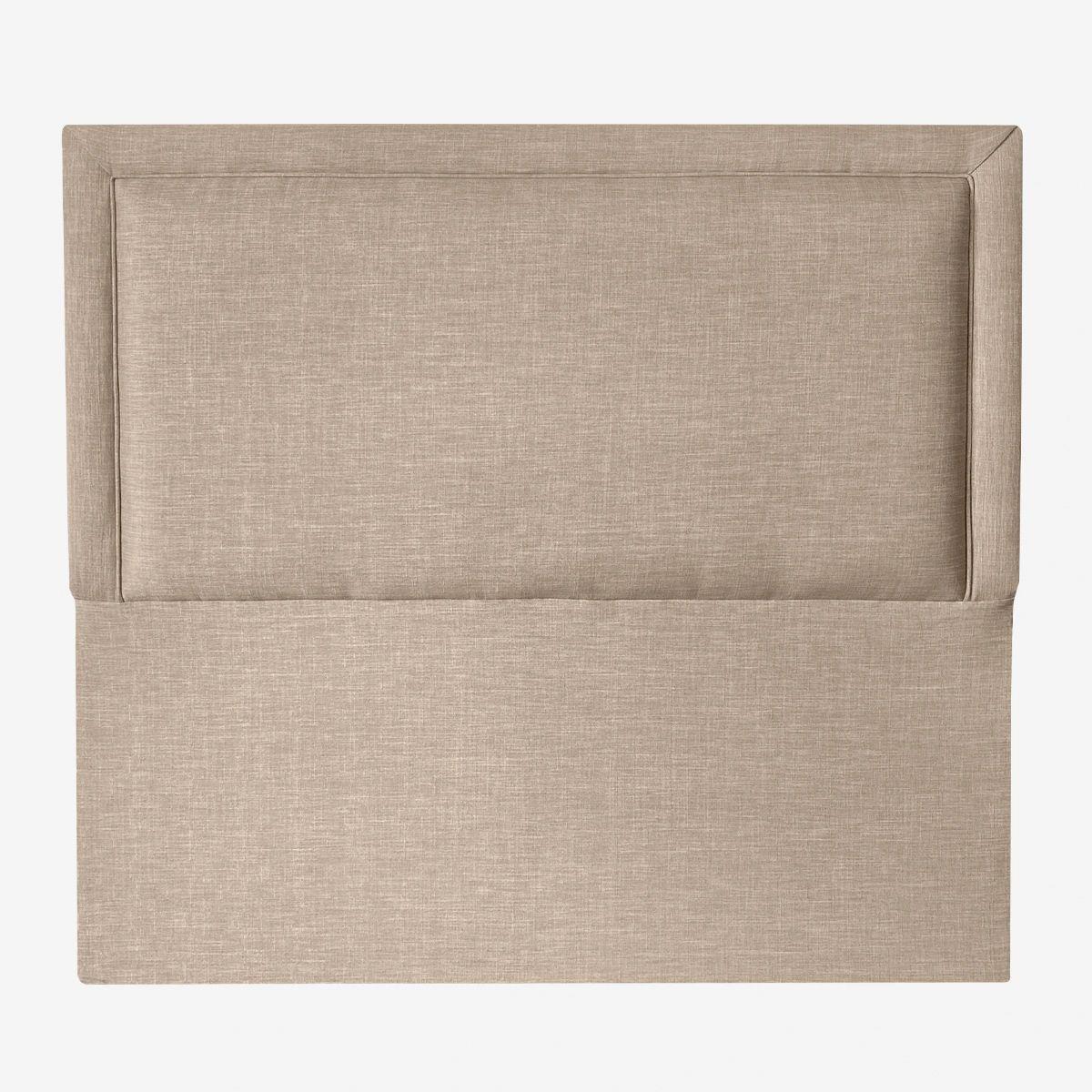 Respaldo de Cama Flat Frame Vivo Lino Beige Super King-1