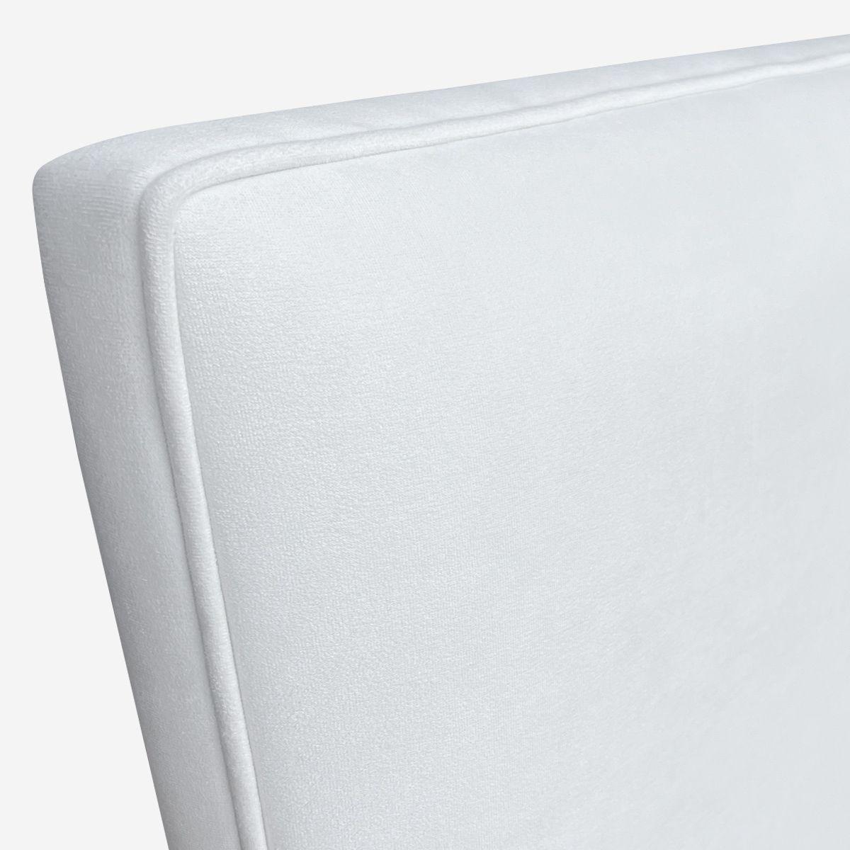 Respaldo de Cama Flat Vivo Felpa Crema - 1.5 Plaza-2
