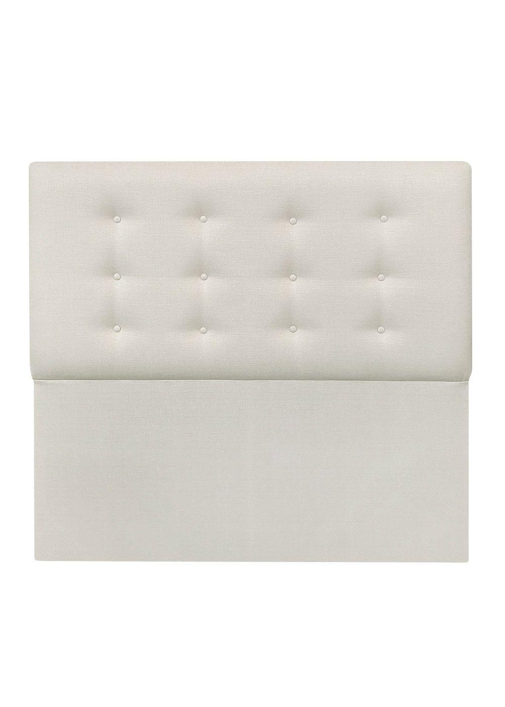 Respaldo de Cama Botoné Premium Lino Crema - Queen-2