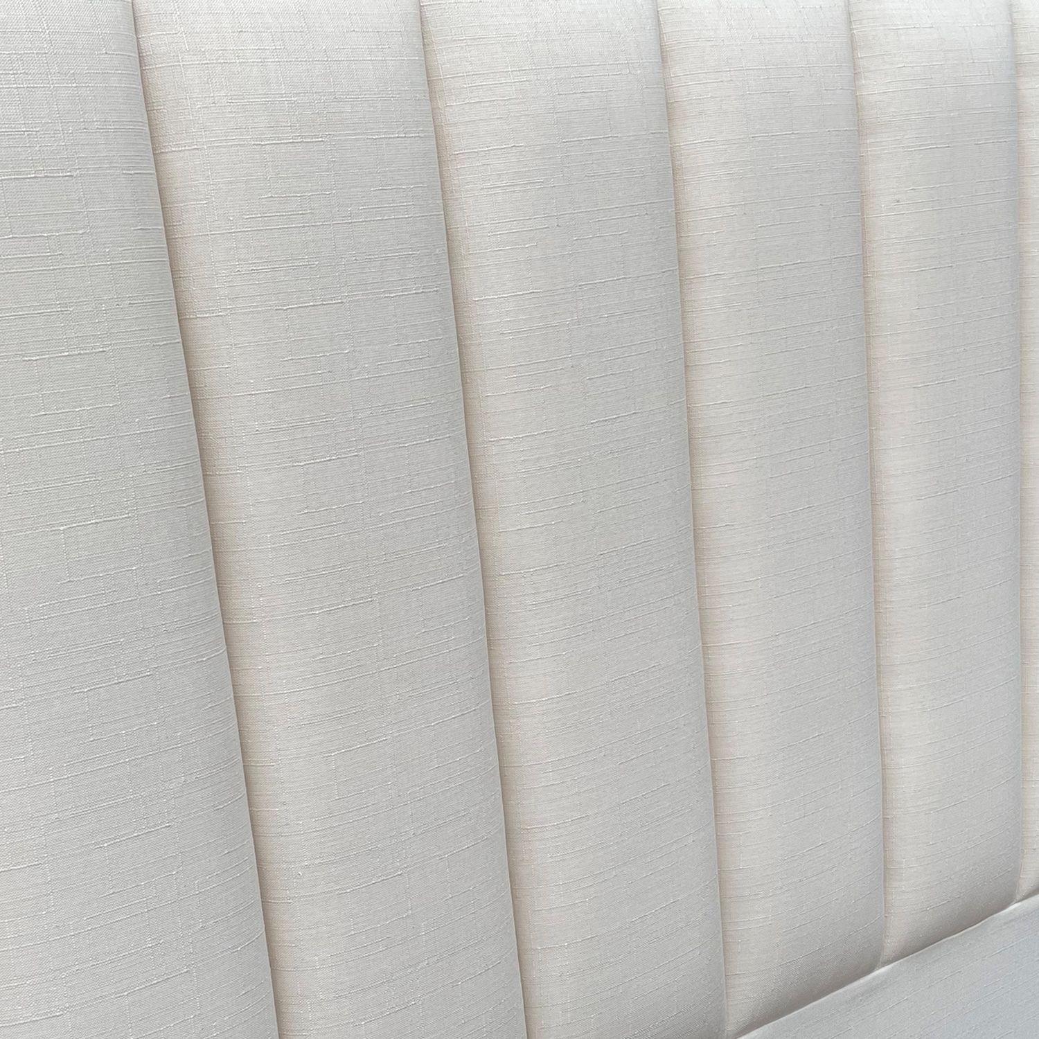 Respaldo Tubular Vertical Lino Crema - King-1