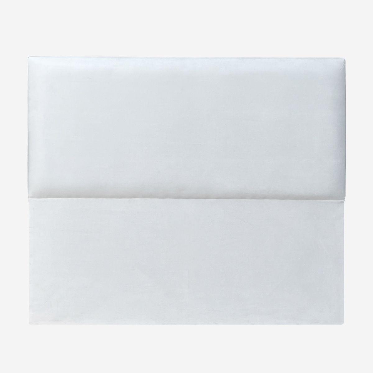 Respaldo de Cama Flat Vivo Felpa Crema - 2 Plazas-1