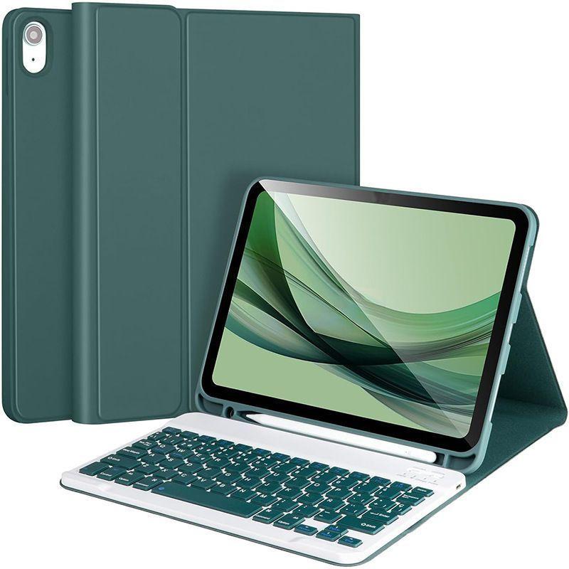 Funda con Teclado Bluetooth para Ipad Air 6 Español Ñ-0