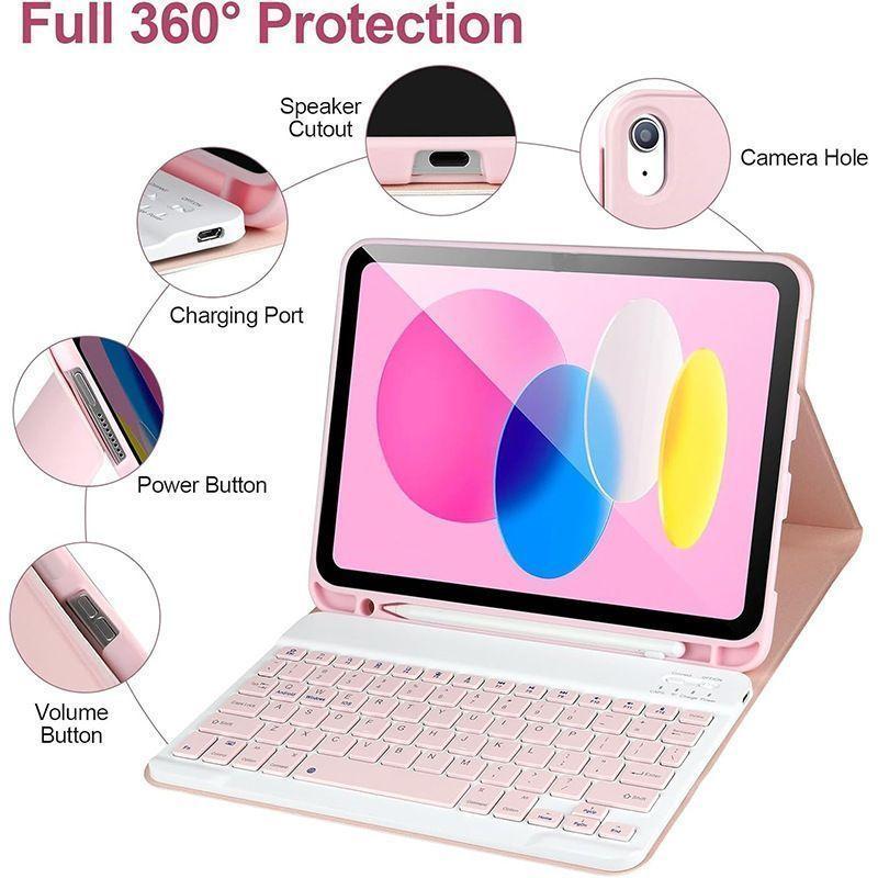Funda con Teclado Samsung Tab A11 Plus 11 Pulgadas Español Ñ-7