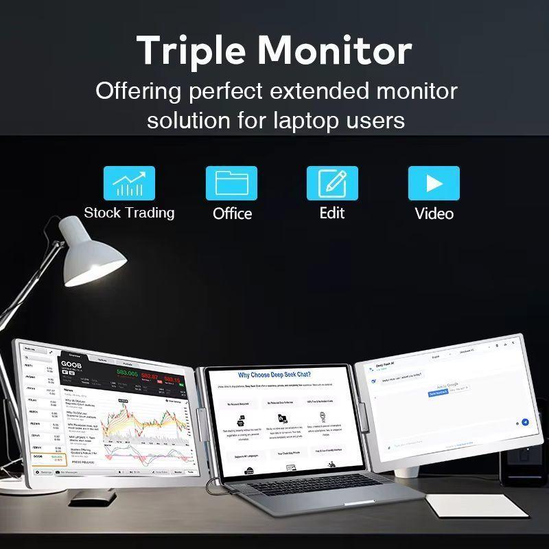 Extensor Monitor Doble Pantalla 16 Pulgadas Resolución 1920x1200px MAC Windows Android-9