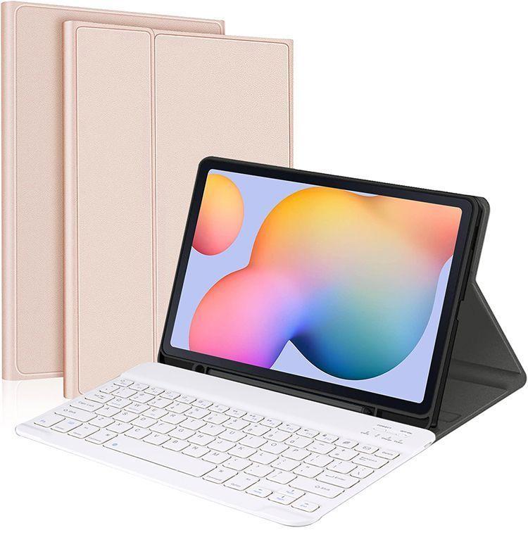Funda con Teclado Samsung Tab A11 8 7 Pulgadas Español Ñ-0