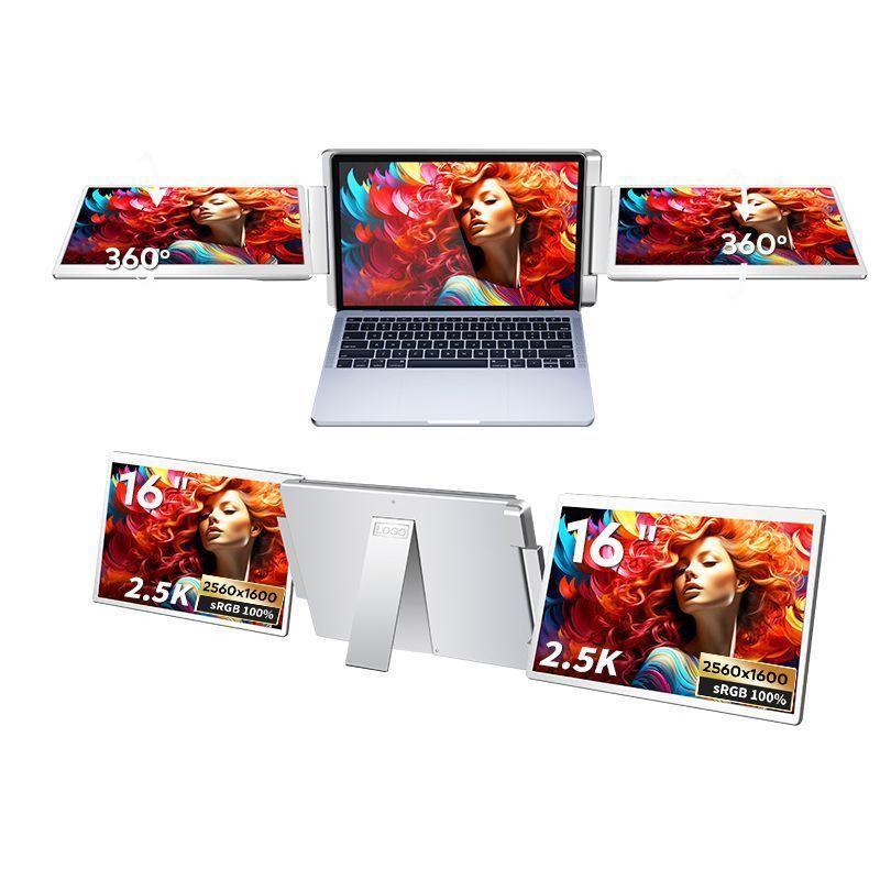 Extensor Monitor Doble Pantalla 16 Pulgadas Resolución QHD 2560x1600-0