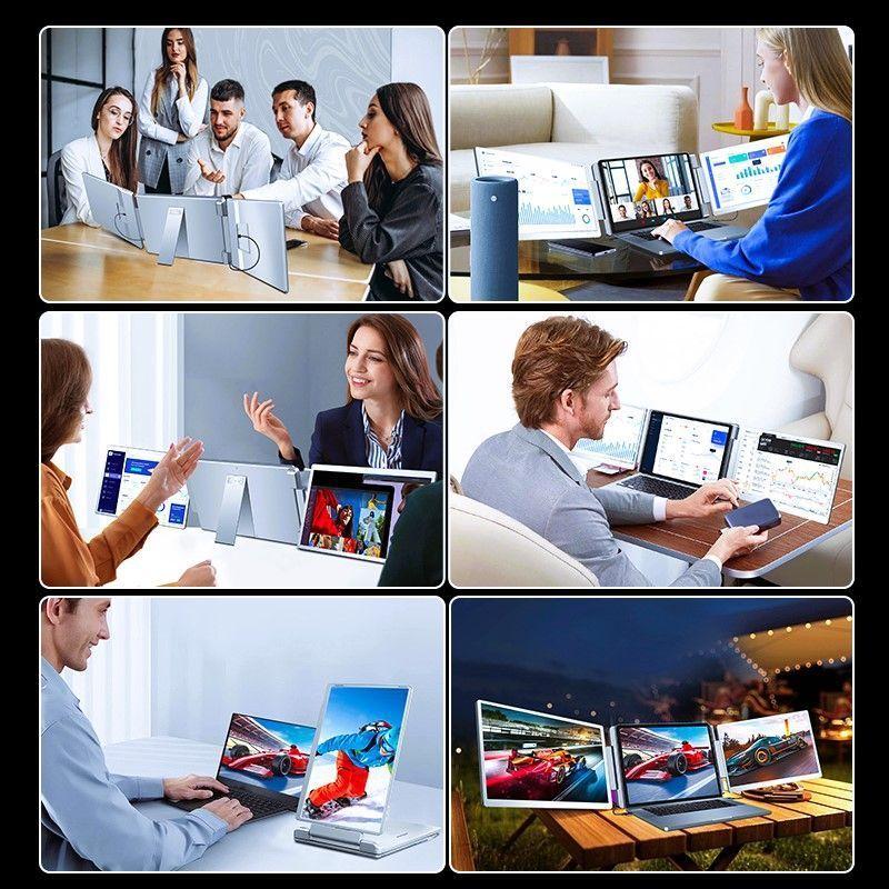Extensor Monitor Doble Pantalla 16 Pulgadas Resolución QHD 2560x1600-6