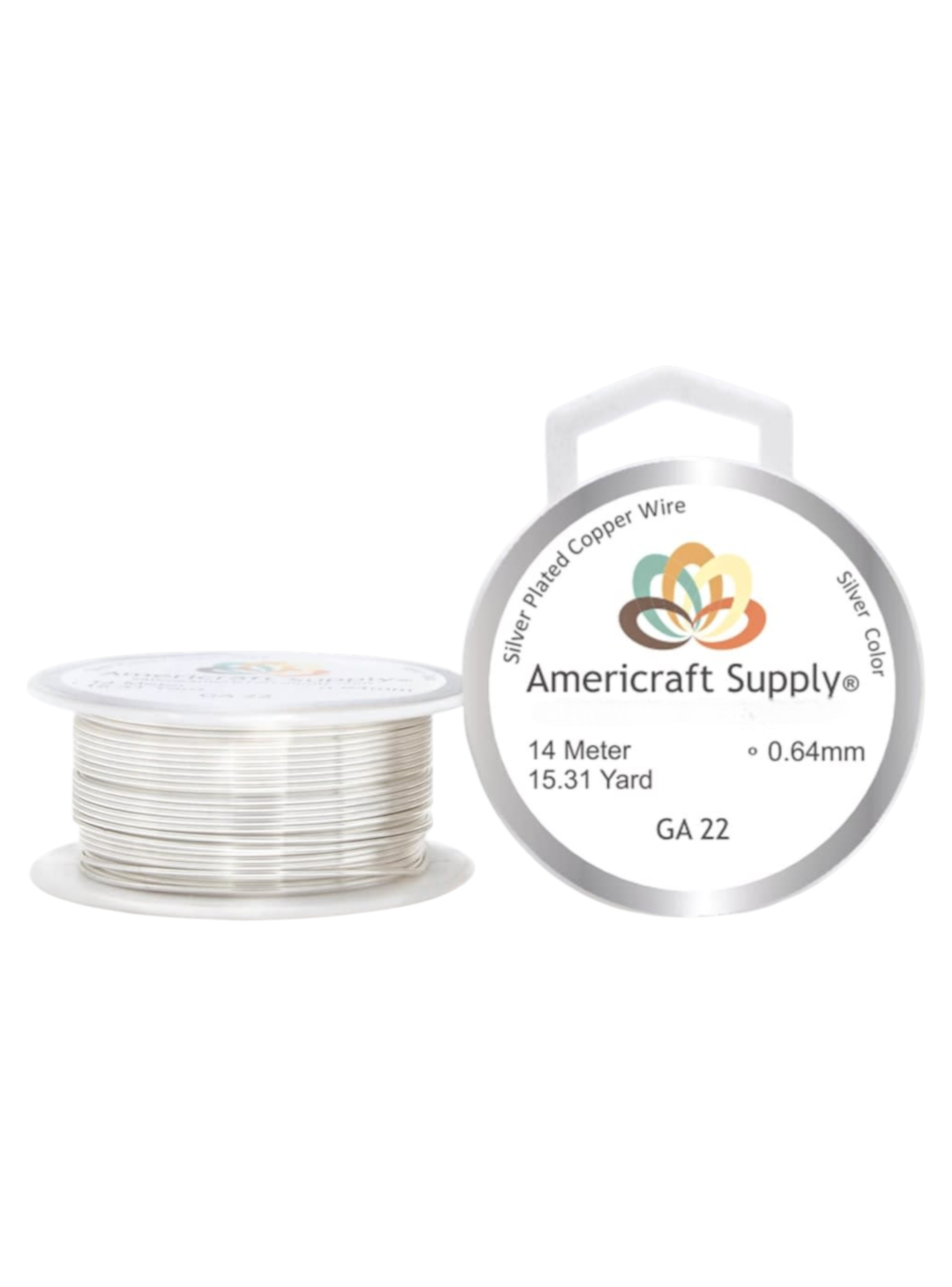  Alambre Americraft supply calibre 22 plateado silver-0