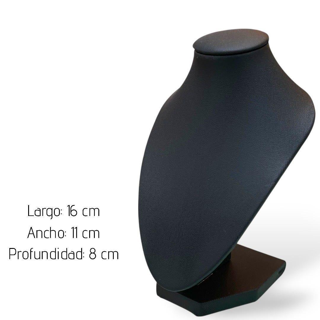 Exhibidor Cuello 16cm Bisuteria Joyas Eco Cuero-2