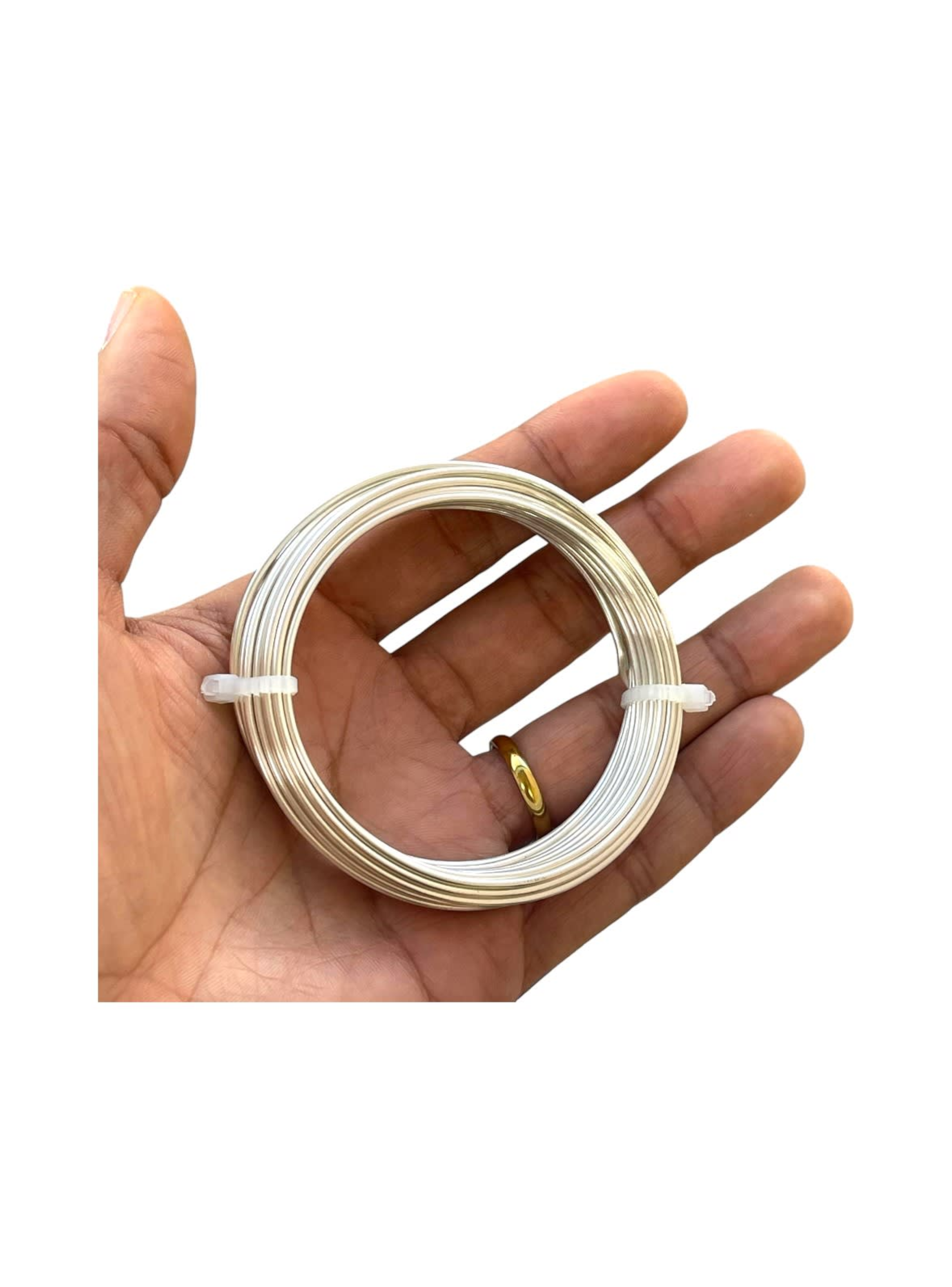 Alambre Americraft supply calibre 14 plateado silver-2