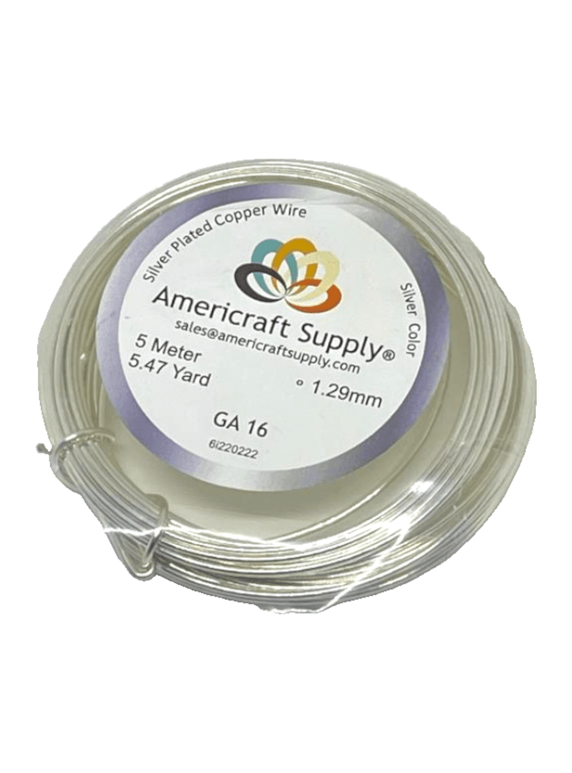 Alambre Americraft supply calibre 16 plateado silver-0