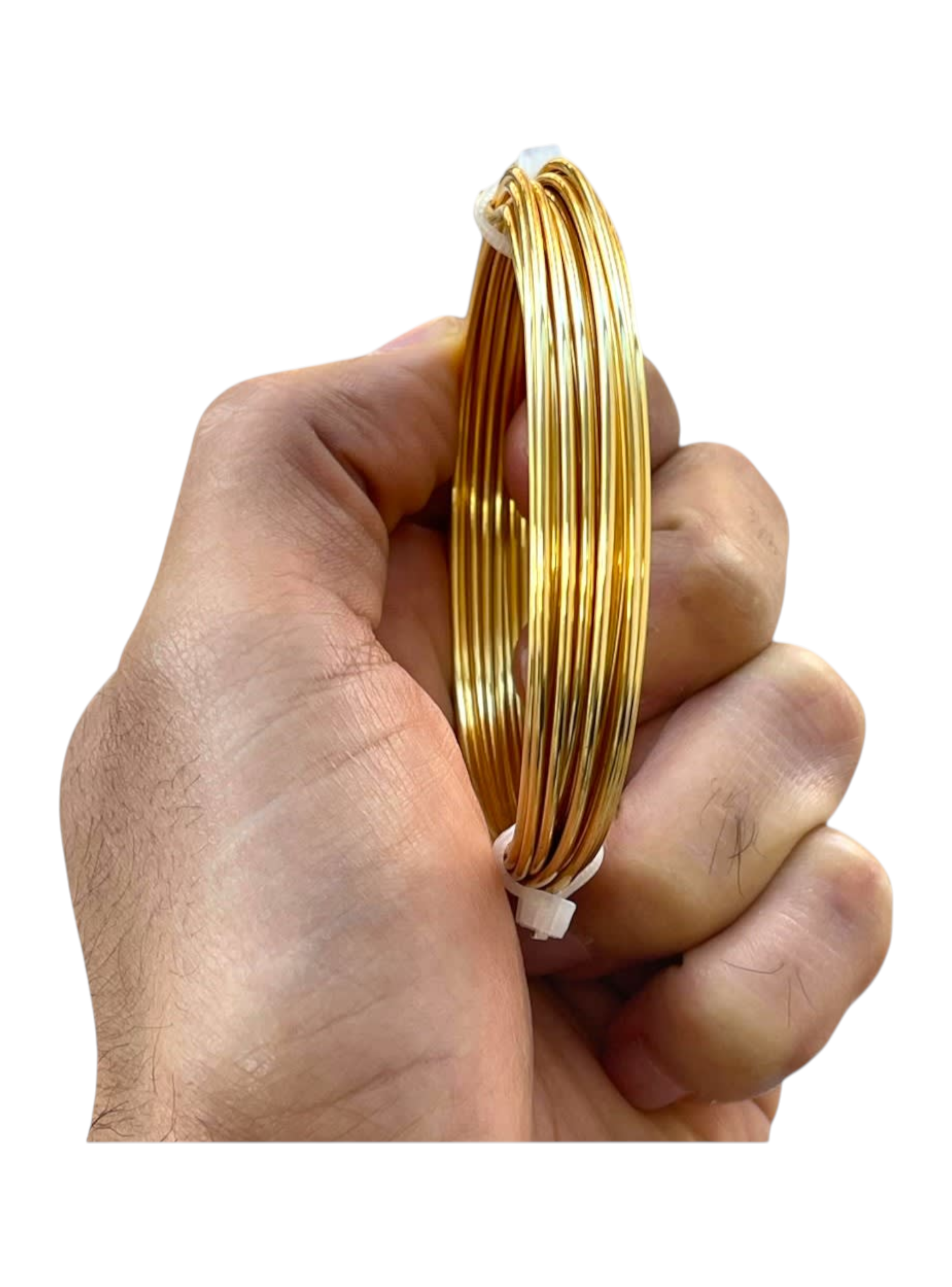 Alambre Americraft supply calibre 16 dorado gold bisutería-1