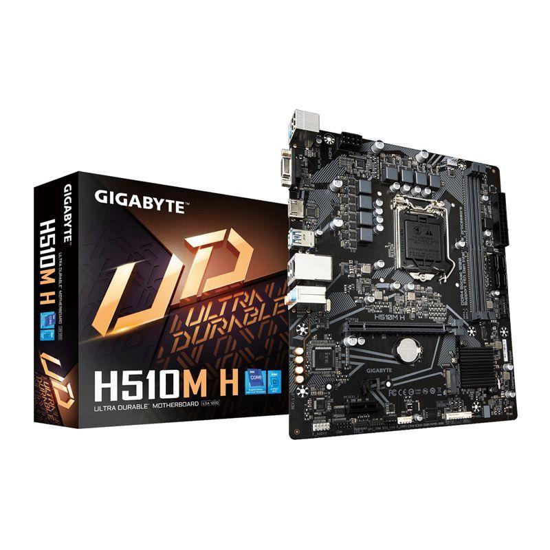 Placa Madre Gigabyte H510M H (LGA1200, DDR4 2133/3200Mhz, M.2, MicroATX)-0