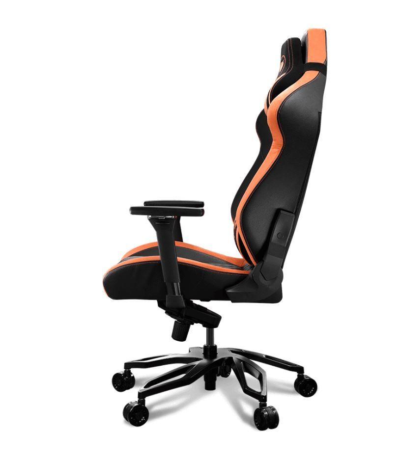 Silla Gamer Cougar Armor Titan PRO (160kg, Cojin cabeza y lumbar, Negro/Naranja)-4