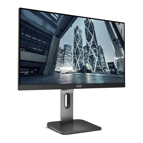 Monitor AOC Serie P1 23.8“ (IPS, FHD, DP+HDMI+VGA, Pivot)-1